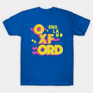 Retro 90s Oxford, England T-Shirt